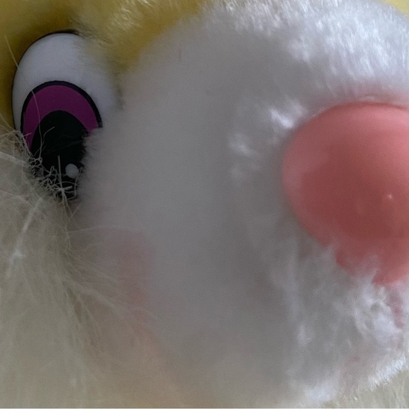 Vintage Walmart Bunny RabbitStuffed Animal Yellow Easter Plush Decoration STIFF - Picture 4 of 15